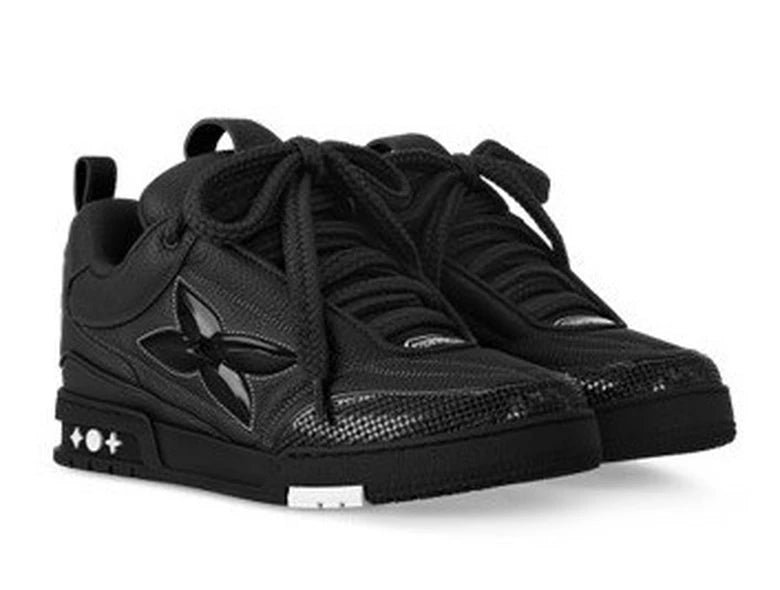 Tênis Louis Vuitton Skate Sneaker Oversized Flower - Black