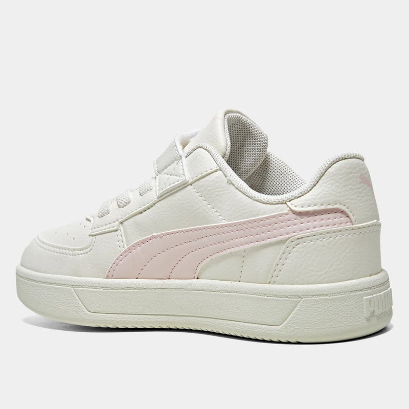 Tênis Infantil Puma Caven 2.0 P - Branco+Rosa