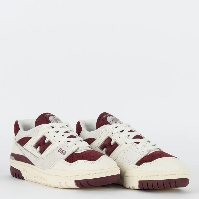 Tênis New Balance 550 Branco Bordo